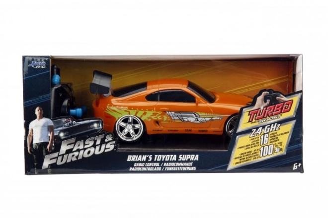 Gyors és dühös RC autó - Brian Toyota 1:24