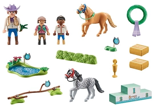 Playmobil Póni Verseny Szett