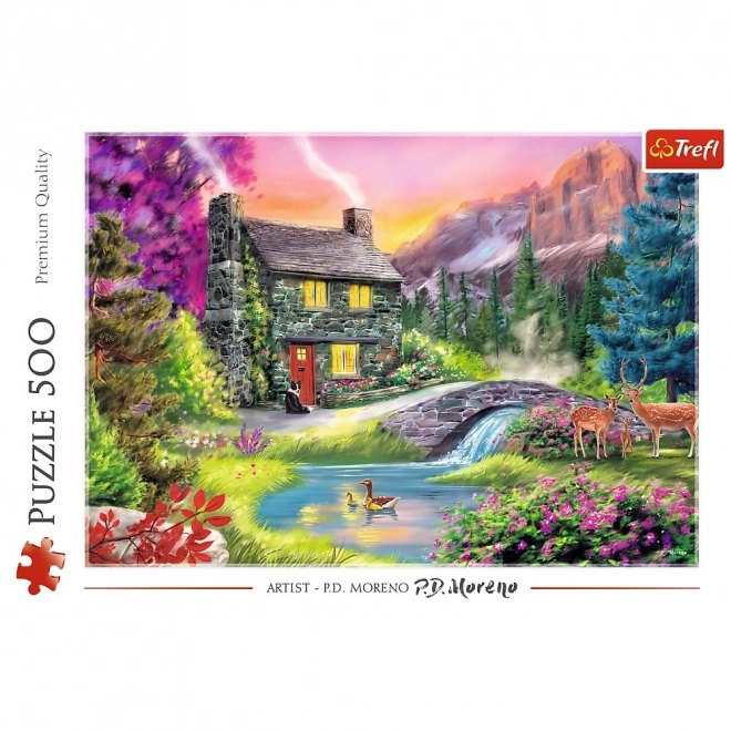 500 darabos puzzle - Hegyi idill