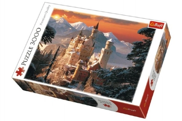 Trefl Puzzle 3000 darabos - Téli Neuschwanstein Kastély, Németország