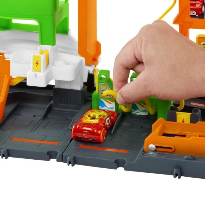 Hot Wheels City szuper töltőállomás