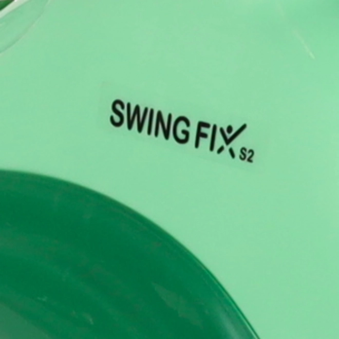 Zöld hintázó játék Swing Fix gyerekeknek