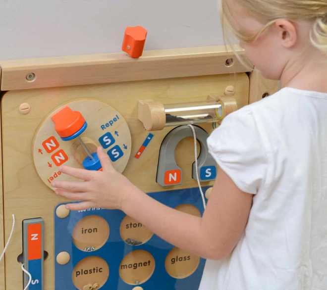 Masterkidz mágnesesség felfedezése - Montessori oktatási fali tábla
