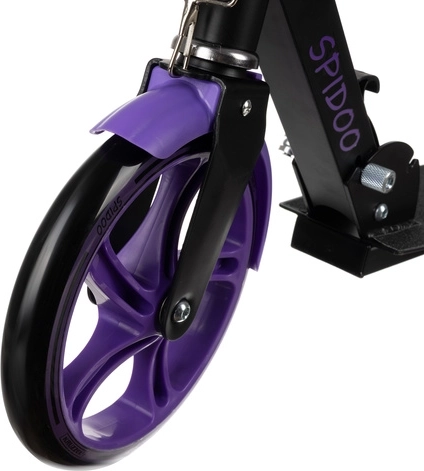 Összecsukható városi roller nagy kerekekkel (200 mm) gyerekeknek – lila