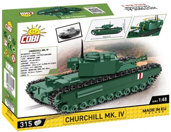 Churchill Mk IV modell készlet