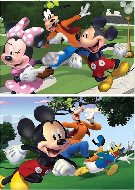 Mickey és barátai puzzle - 2x48 darab