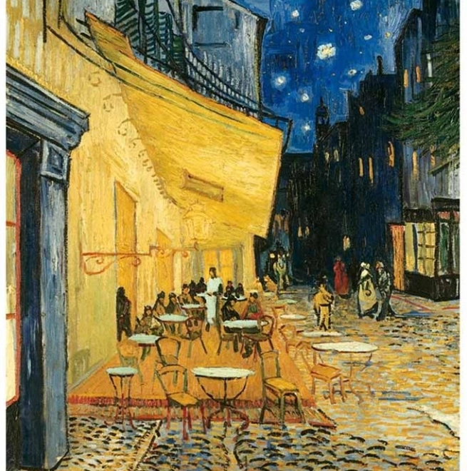 Puzzle Art Kollekció: Kávézó Terasza Éjszaka 1000 Darab