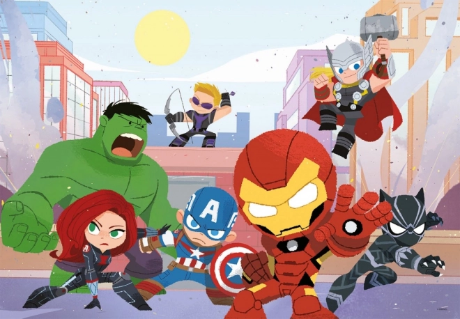 Klementoni play for future puzzle – Marvel Avengers, 104 darabos