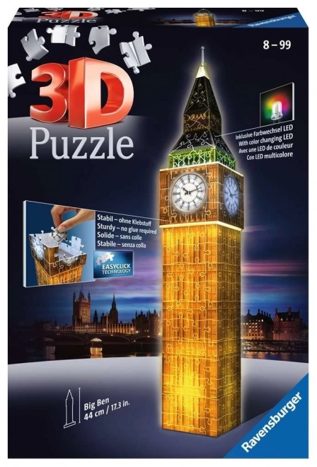 3D puzzle Big Ben éjjel 216 darabos