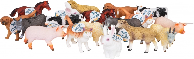 18 részletgazdag figura a kreatív játékhoz