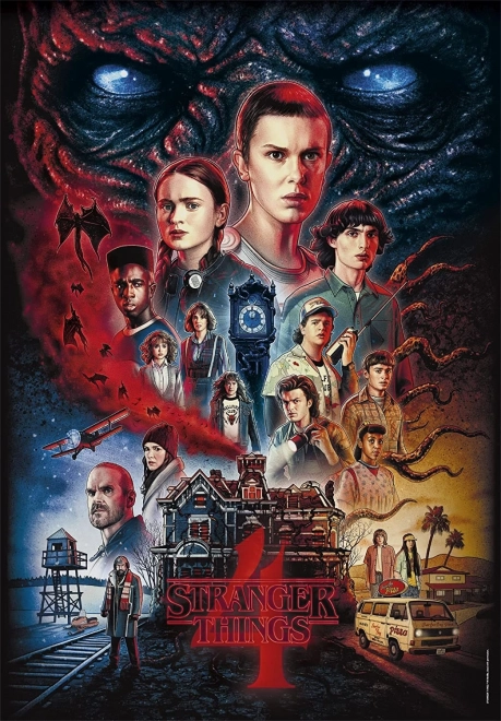 Clementoni Netflix: Stranger Things 4. évad 1000 darabos puzzle