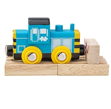 Bigjigs Rail fa mozdony Shunter