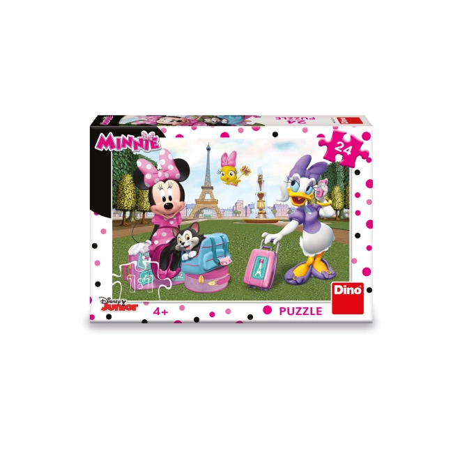 minnie egér puzzle 24 darabos készet