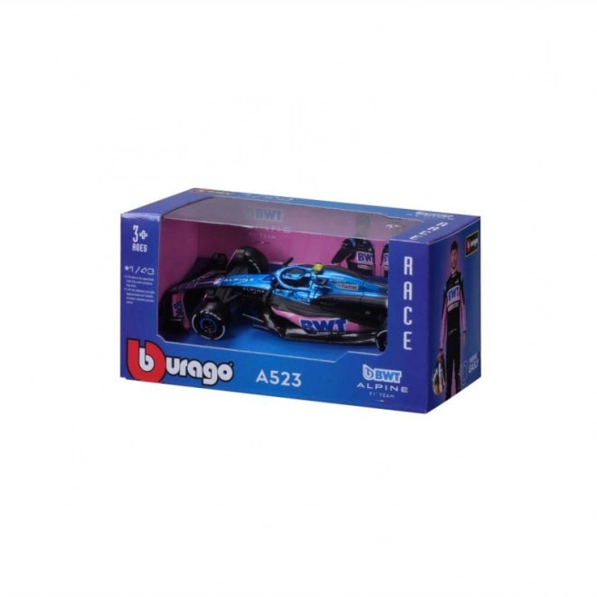 Bburago 1:43 versenyautó - alpesi f1 csapat A523 (2023) Pierre Gasly modell