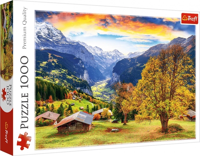 Malownikus alpesi falu 1000 darabos puzzle