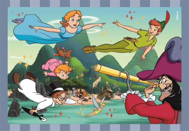 Disney klasszikus 4 az 1-ben puzzle