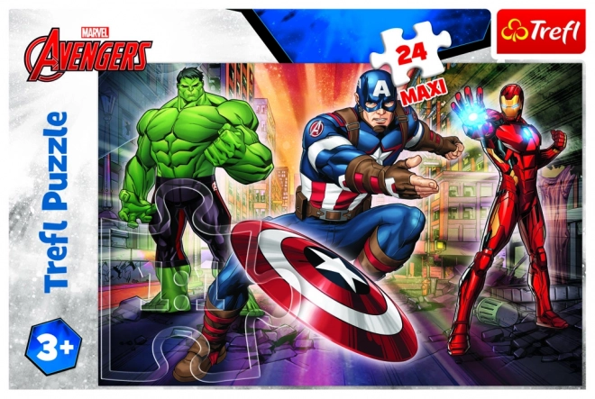 avengers világában maxi puzzle 24 darabos