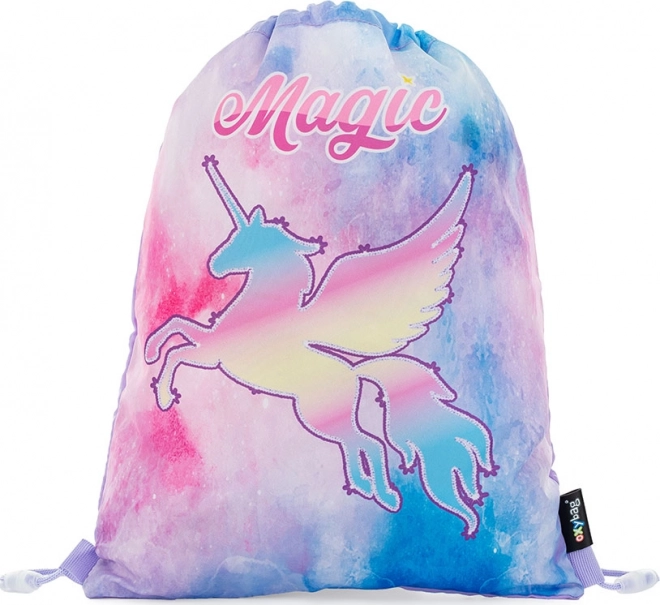 OXYBAG Tornazsák 30x37cm OXY GO Egyszarvú