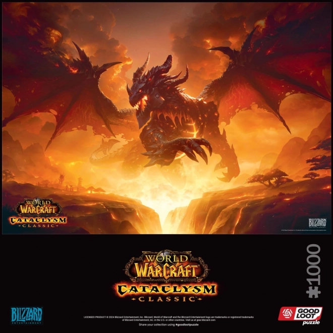 World of Warcraft kaland: Cataclysm 1000 darabos puzzle