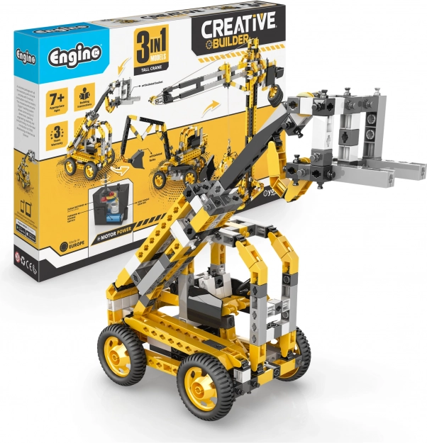 Engino építőkészlet Creative Builder – építőgépek (3 az 1-ben)