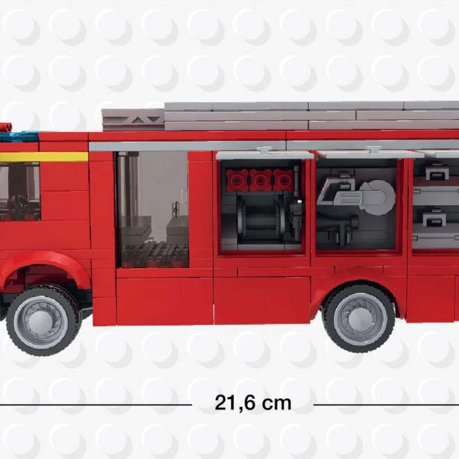 Brixies Plus Tűzoltóautó építőkészlet