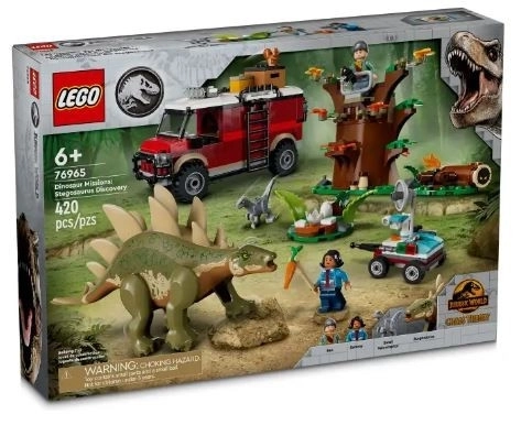 Lego Jurrasic World: stegosaurus felfedezése