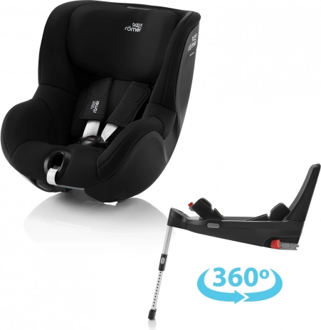 Biztonságos Dualfix autósülés Flexi bázissal - Space Black