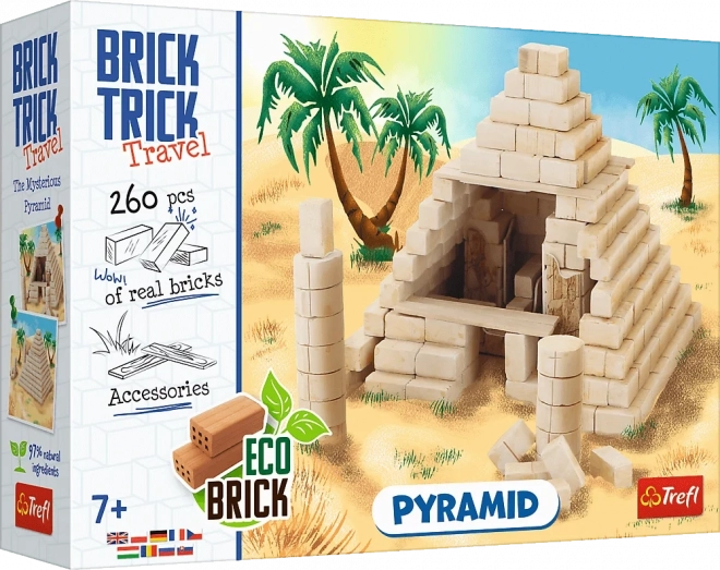 Trefl Brick Trick utazás: piramis építőjáték