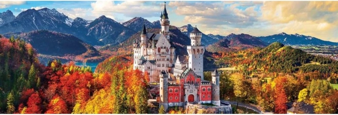 Panoráma puzzle Neuschwanstein kastély 1000 darabos