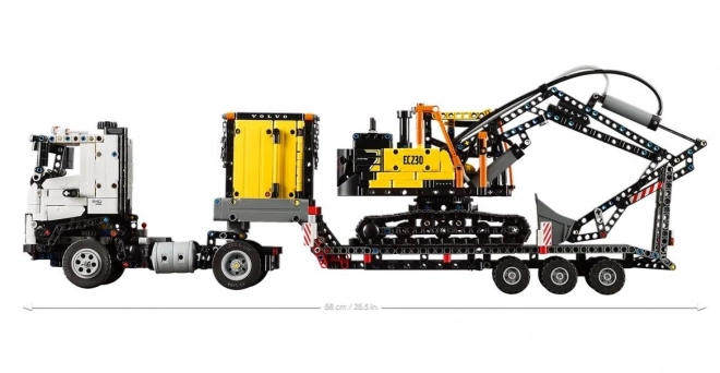 Volvo FMX teherautó és EC230 elektromos kotrógép LEGO Technic készlet