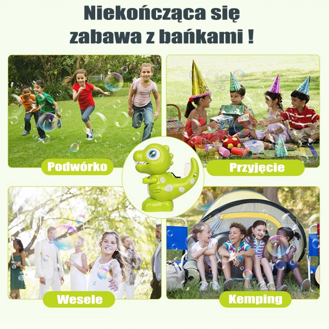 Dinoszaurusz alakú buborékfújó gép - WOOPIE