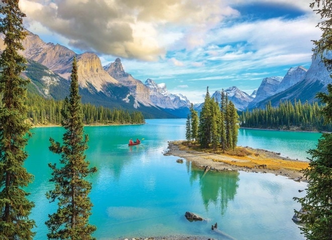 Maligne-tó, Alberta 1000 darabos kirakós