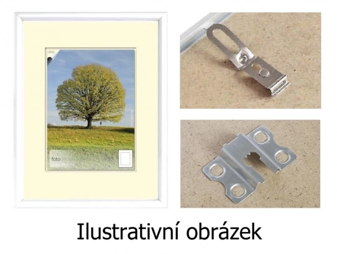 fehér műanyag keret 60x50 cm-es puzzle-hez