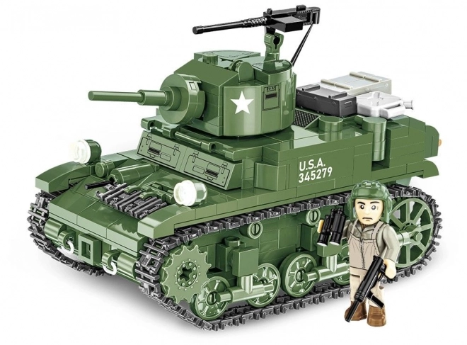 Cobi m3 stuart tank modell készlet