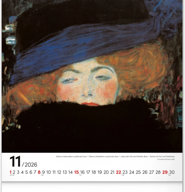 Falik naptár Gustav Klimt 2026
