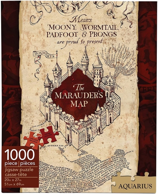 Harry Potter titkok térképe 1000 darabos puzzle