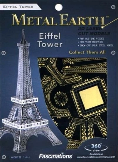 metal earth 3d puzzle eiffel-torony