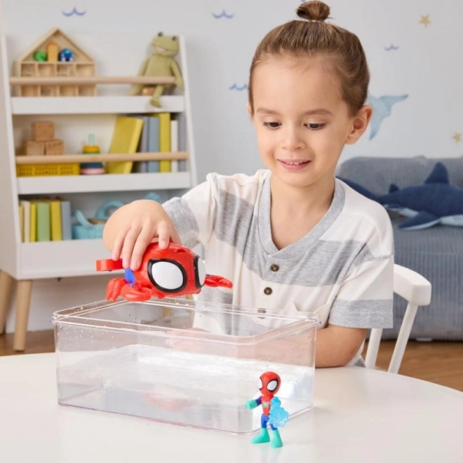 Hasbro Pókember figura és csodálatos jármű