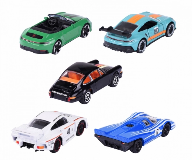 Majorette porsche járműkészlet 5 darabos