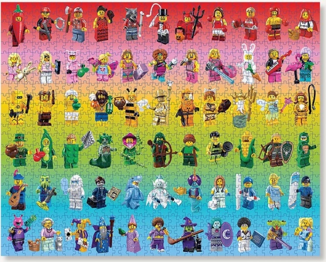 Kronika Könyvek LEGO® szivárvány minifigurák 1000 darabos puzzle