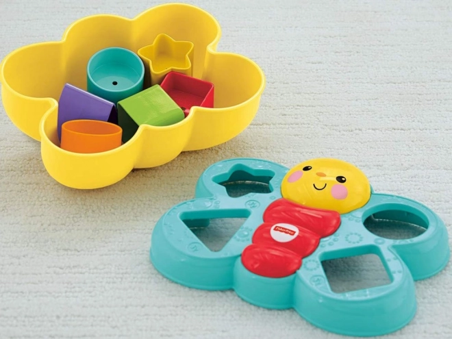 Fisher-Price színes pillangó formaválogató játék