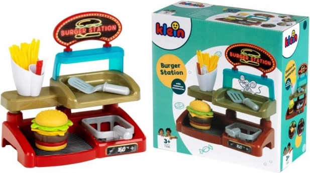 Burger shop – kreatív játék szett burgerrel és hasábburgonyával