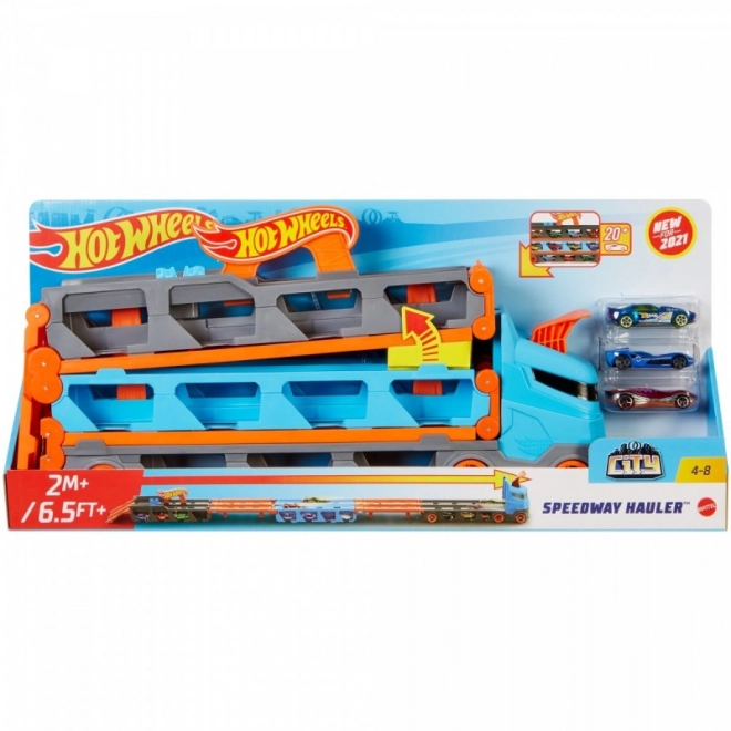 Hot Wheels versenyszállító 2 az 1-ben