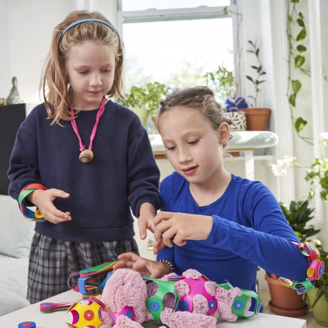 Clixo szuper szivárvány mágneses építőkészlet 60 darabos