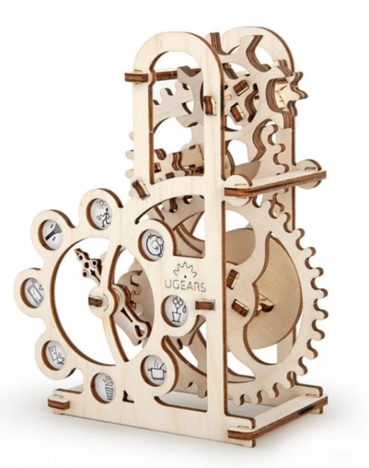 Ugears 3D Fa Mechanikus Puzzle Dinamométer