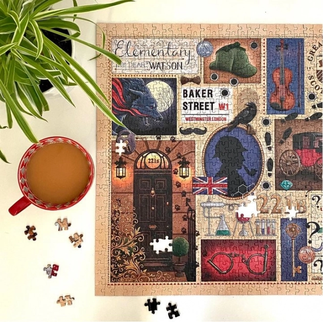 Könyvklub Puzzle: Sherlock Holmes 1000 Darabos