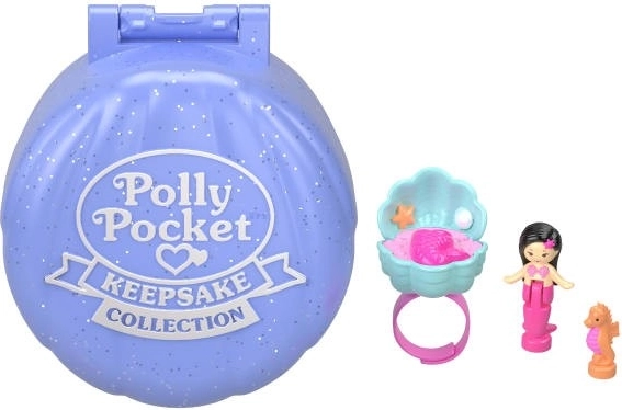 Polly Pocket Figurák Készlet Gyűrűvel - Sellő