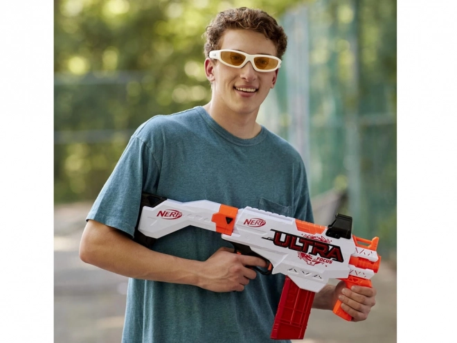 Nagy Nerf Ultra Focus Automata Fegyver Habgolyókkal