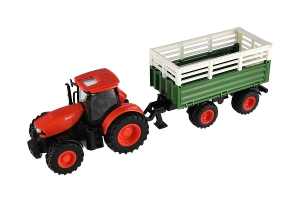 Zetor RC traktor utánfutóval és fényeffektusokkal