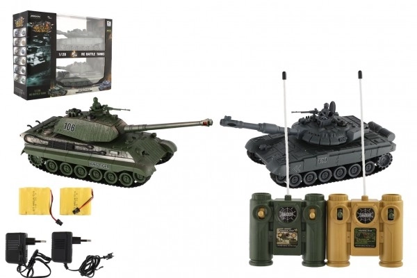 Tank RC készlet harci funkciókkal és világítással